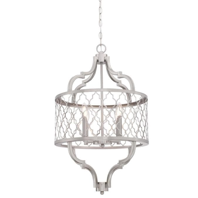 Sahara Four-Light Indoor Chandelier, Brushed Nickel Finish